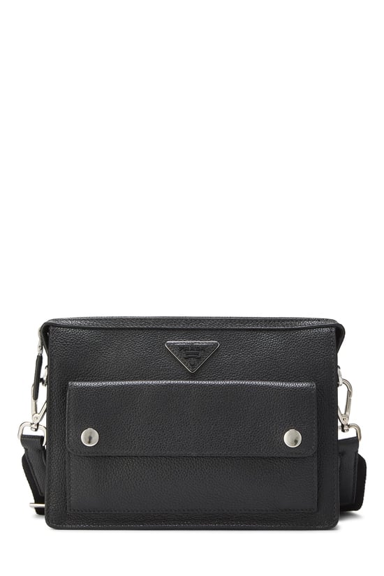Black Leather Shoulder Bag