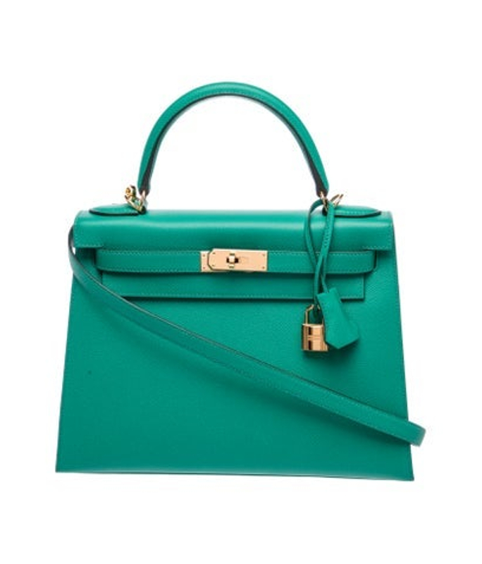 Hermes Epsom Kelly Ii Sellier 28