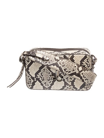 Embossed Leather Crossbody Bag