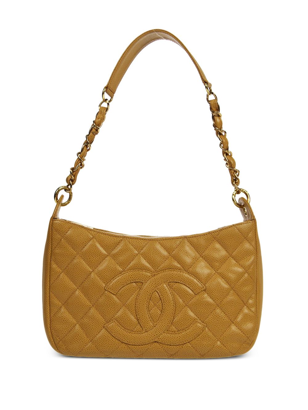 2002 diamond-quilted CC shoulder bag