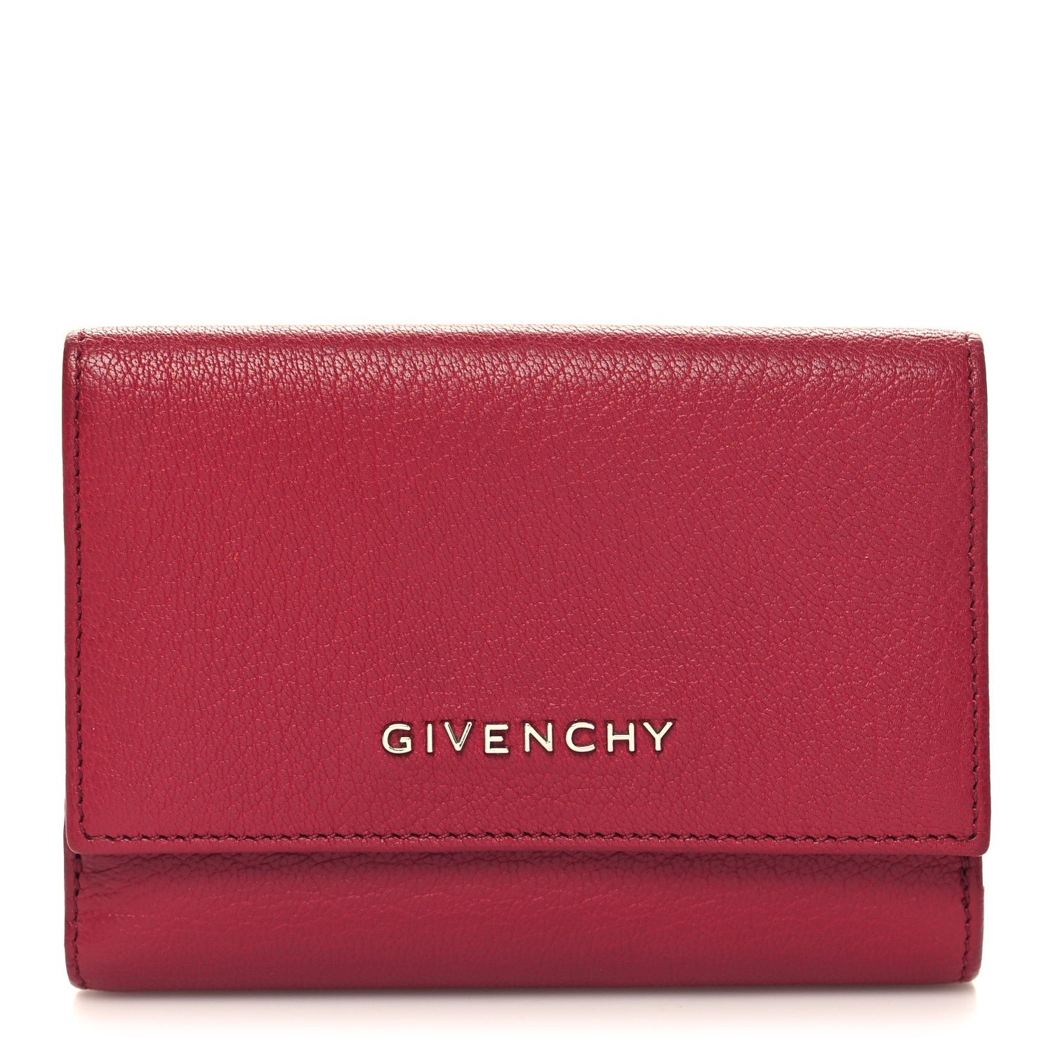 Givenchy Goatskin Pandora Wallet Raspberry