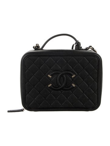 Large CC Filigree Vanity Case