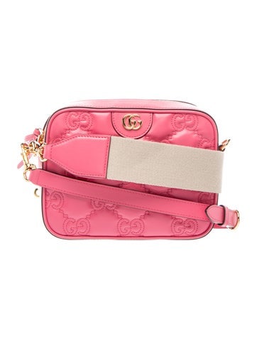 GG Matelasse Leather Camera Bag Small