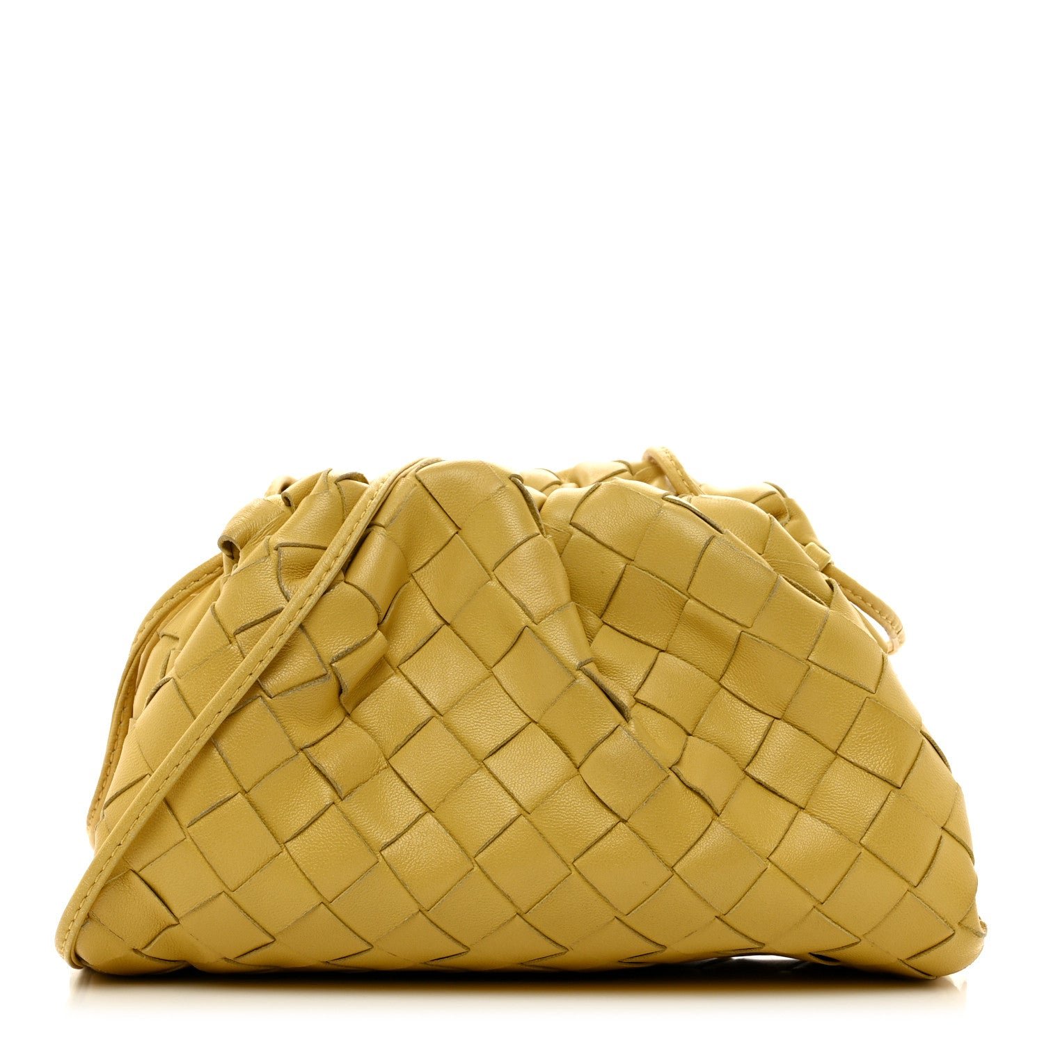 Bottega Veneta Nappa Intrecciato The Mini Pouch Buttercup