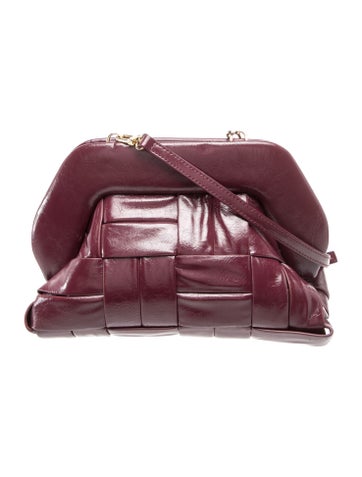 Themoire Leather Crossbody Bag