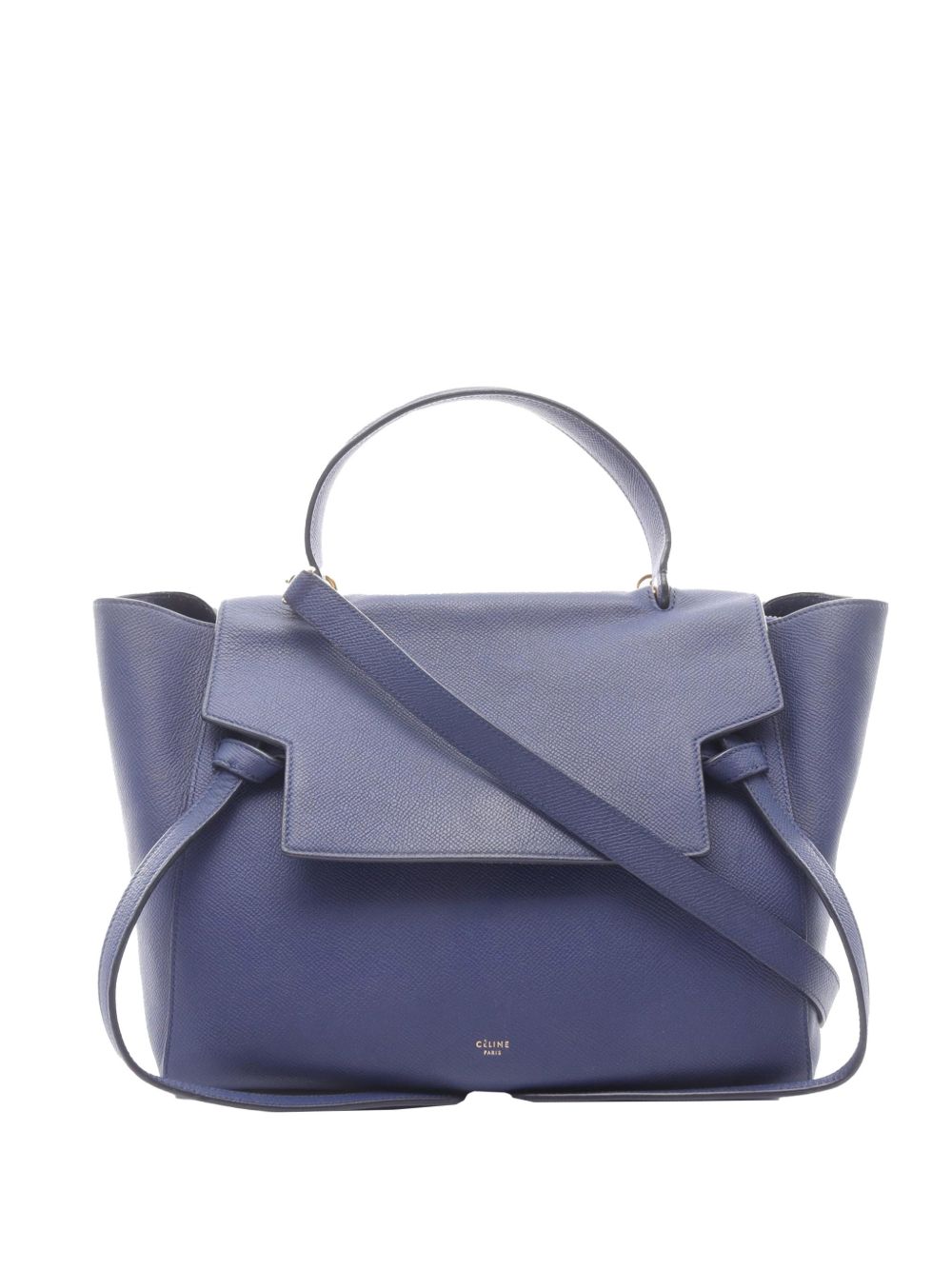 Celine 2010-2026 Mini Grained Calfskin Belt satchel