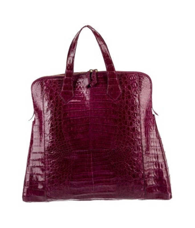 Nancy Gonzalez Gonzalez Crocodile Top Handle Bag