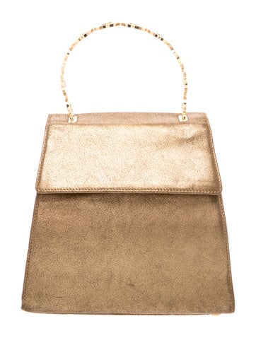 Ferragamo Leather Top Handle Bag