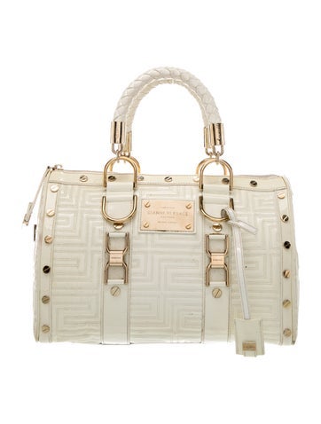 Patent Leather Top Handle Bag