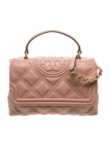 Tory Burch Quilted Top Handle Bag