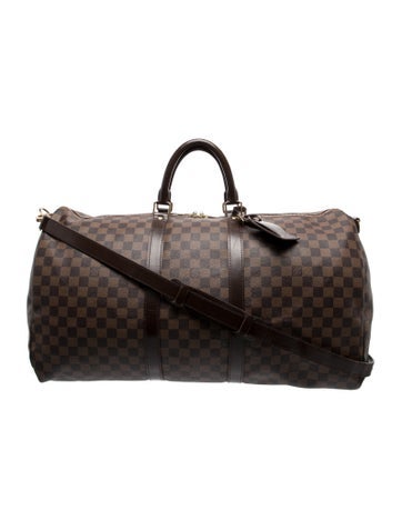 Damier Ebene Keepall Bandouliere 55 Vintage