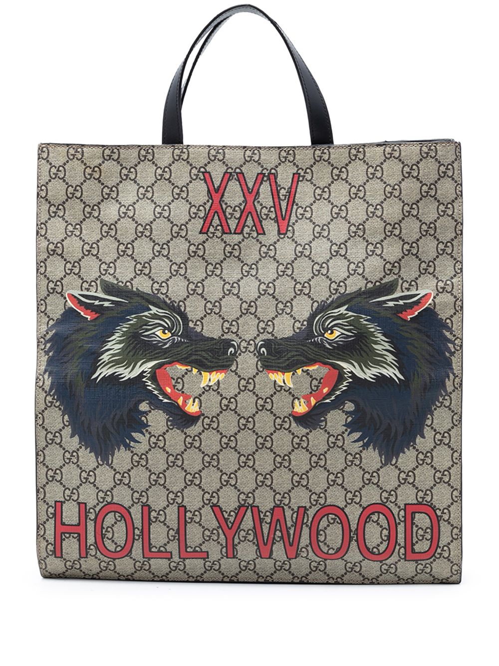 2016-2026 GG Supreme Wolf tote bag