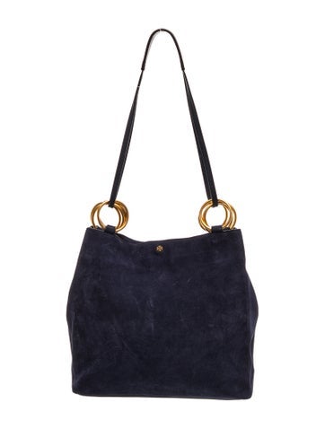 Suede Bucket Bag