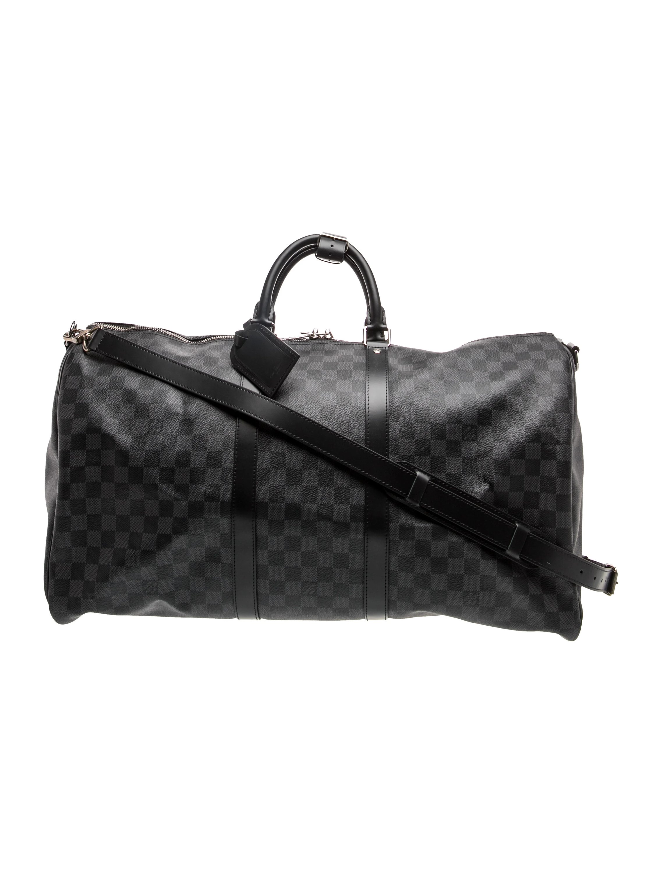 Damier Graphite Keepall Bandouliere 55