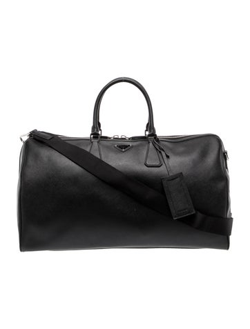 Enameled Metal Triangle Weekender Bag