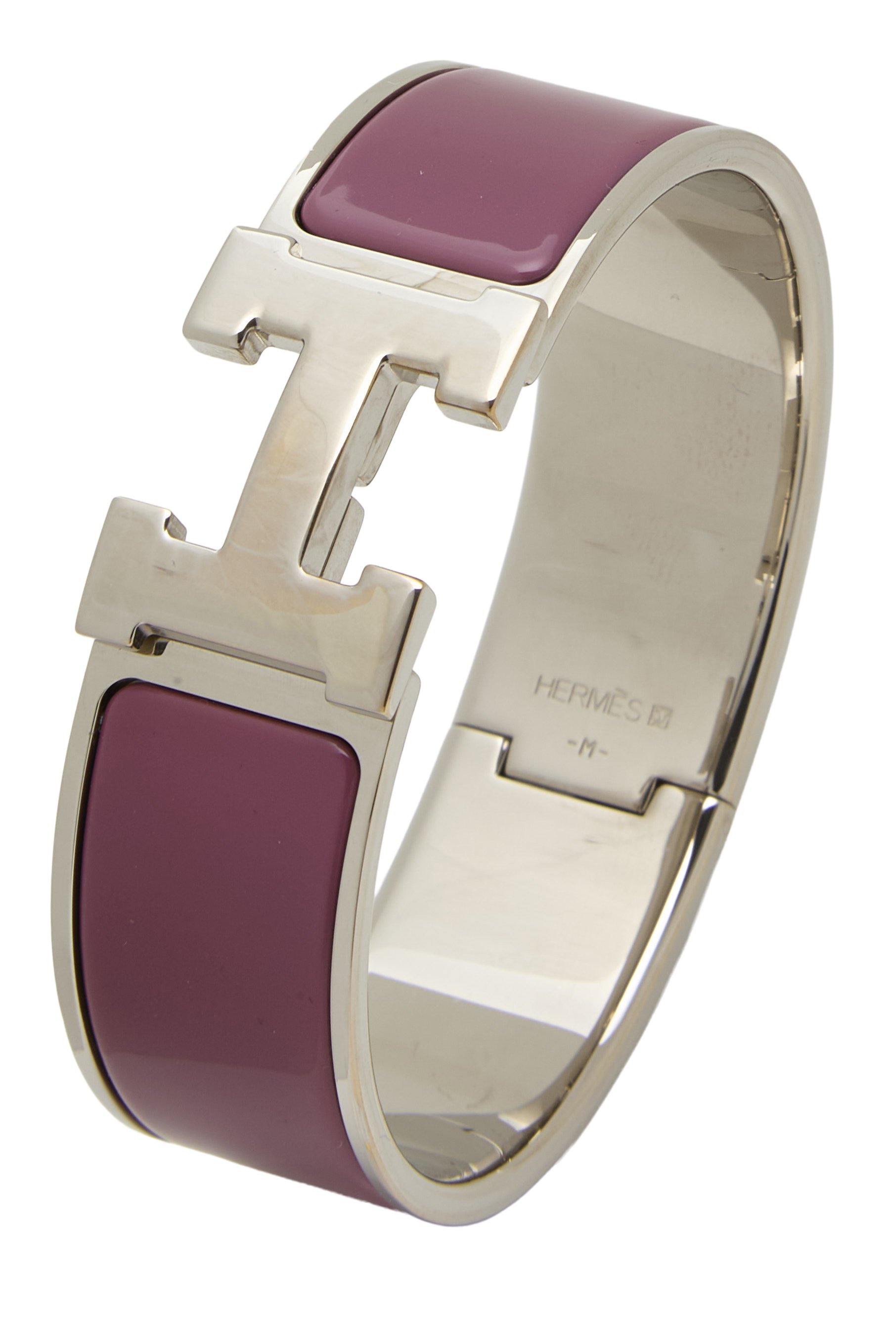 Purple Enamel Clic-Clac 'H' Wide PM