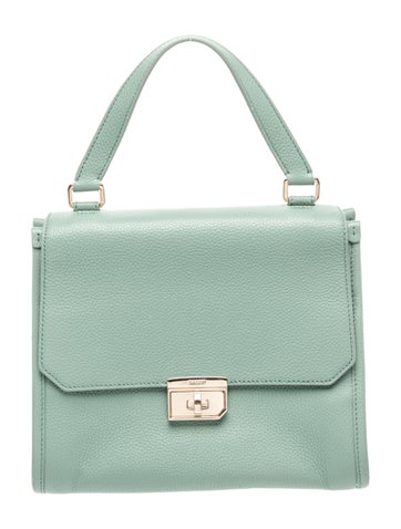 Leather Top Handle Bag
