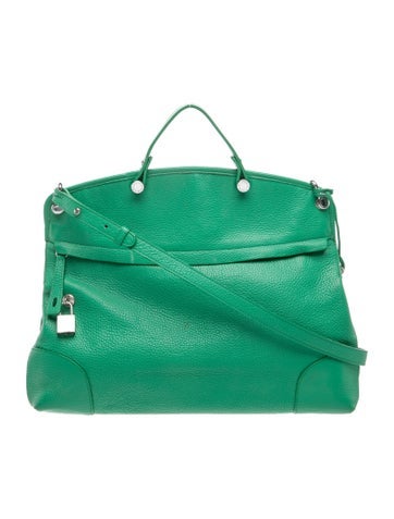 Leather Top Handle Bag