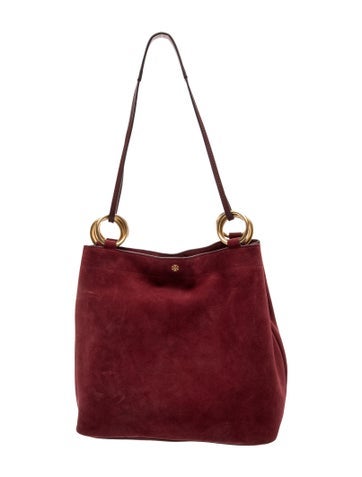Suede Bucket Bag