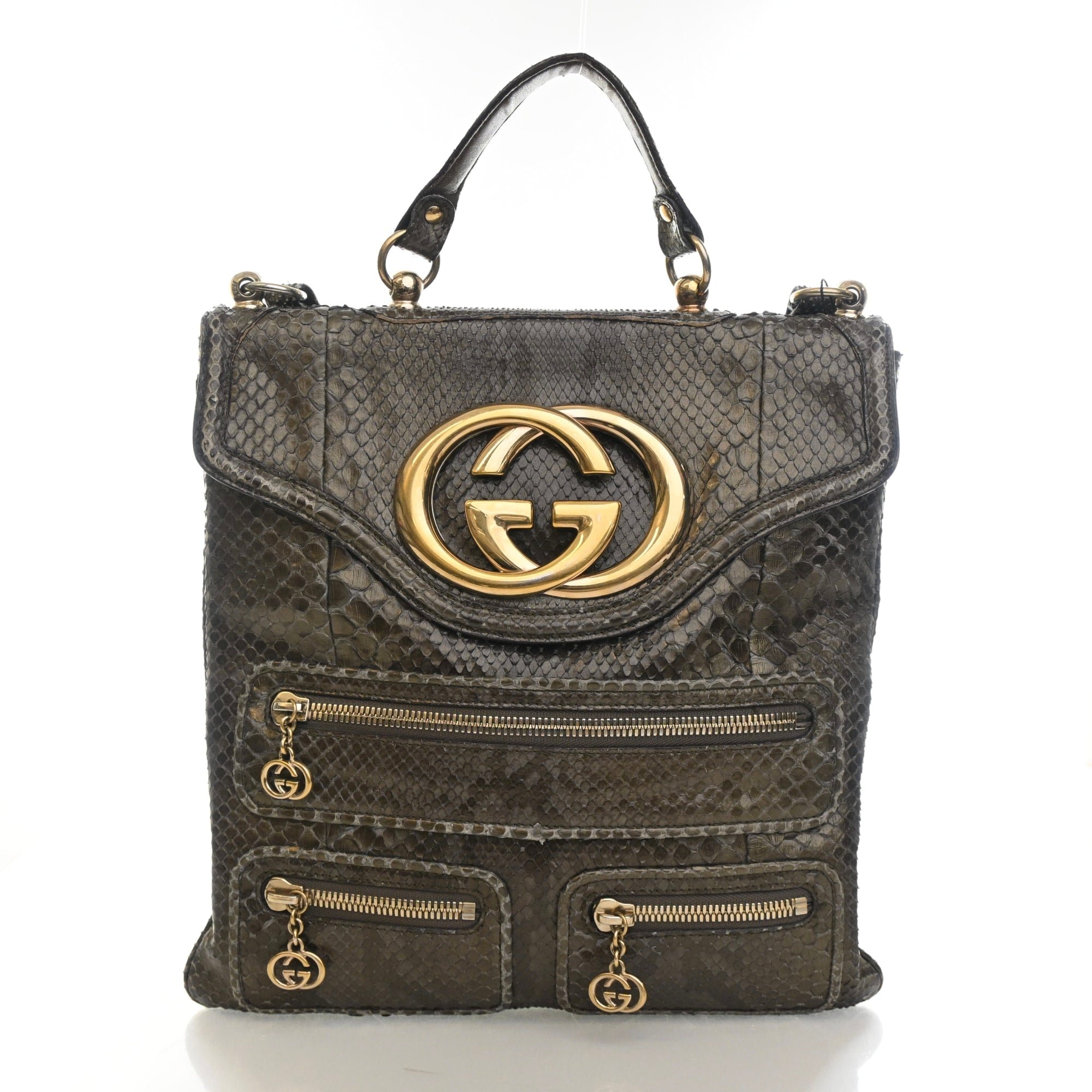 Gucci Python Britt Messenger Bag