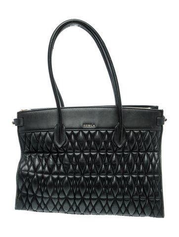 Furla Leather Top Handle Bag