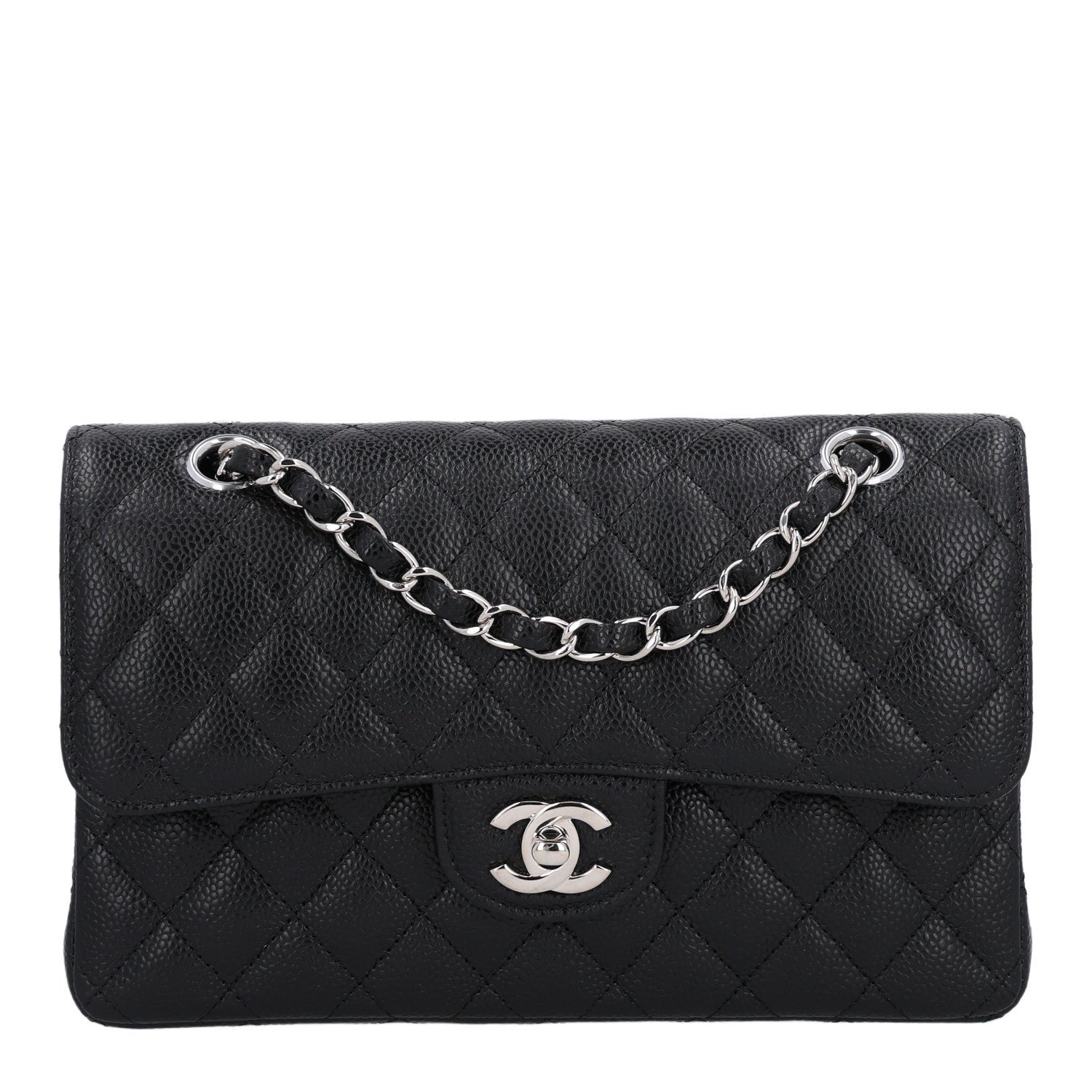 Chanel Caviar Quilted Small Double Flap Black