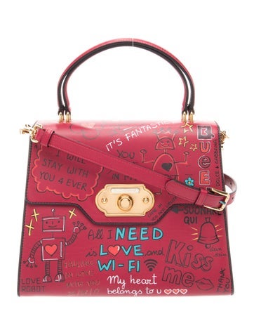 Calfskin Graffiti Welcome Medium