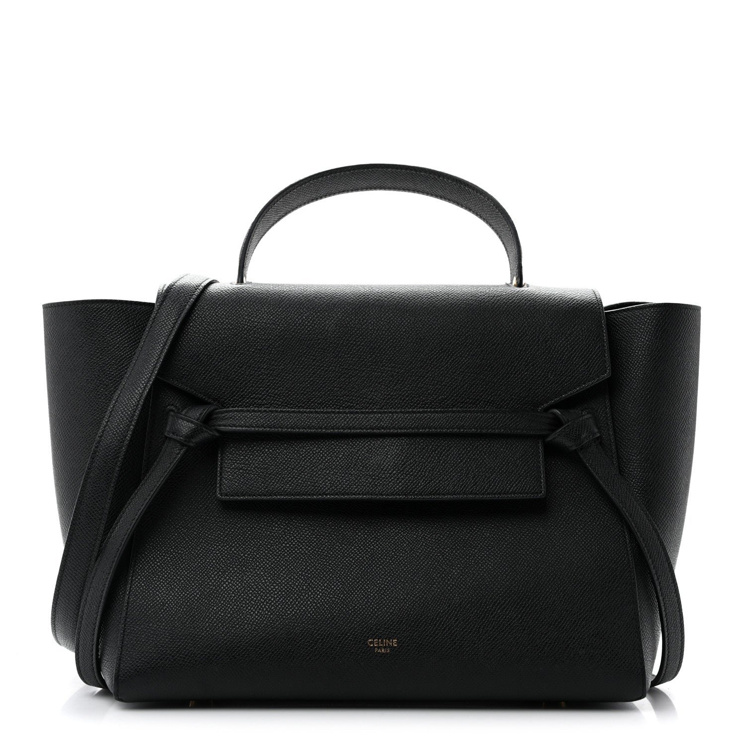 Celine Grained Calfskin Mini Belt Bag Black