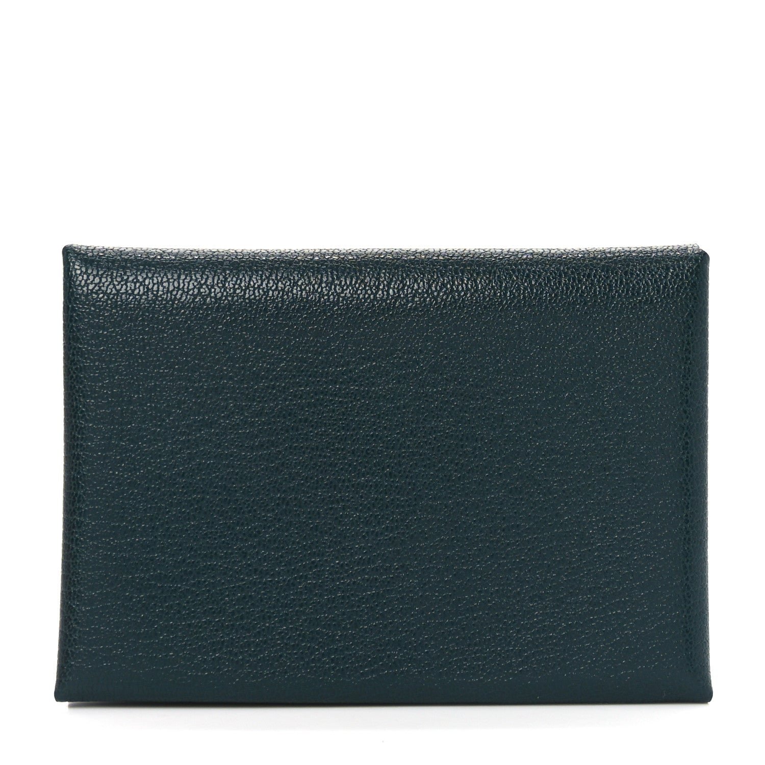 Hermes Chevre Chamkila Calvi Duo Card Case Vert Cypress