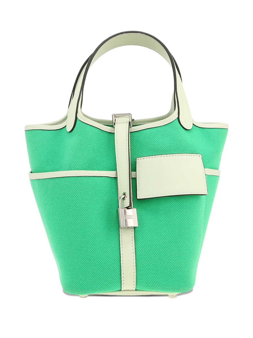 Hermes 2023 Picotin canvas bucket bag