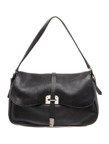 Vitello Daino Leather Shoulder Bag