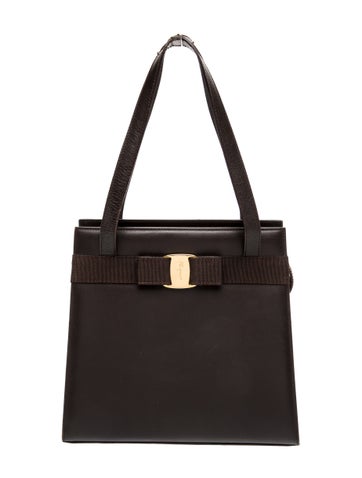 Salvatore Ferragamo Leather Top Handle Bag