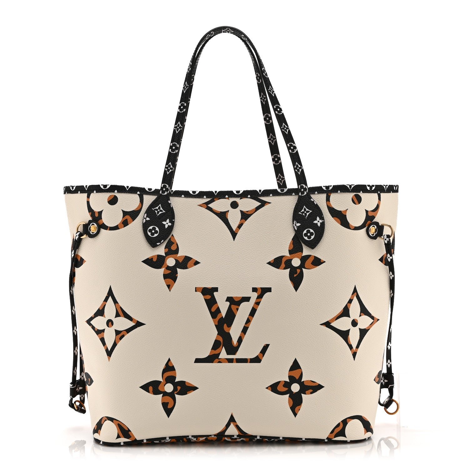 Louis Vuitton Monogram Giant Jungle Neverfull MM Ivory