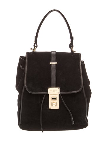 Lanvin Suede Top Handle Bag