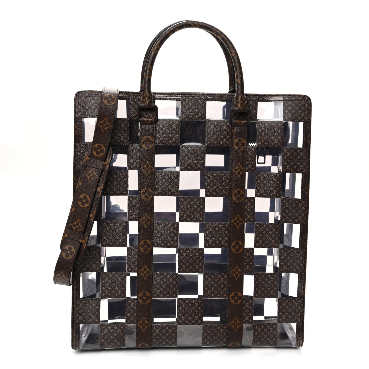 Louis Vuitton PVC Monogram Chess Sac Plat