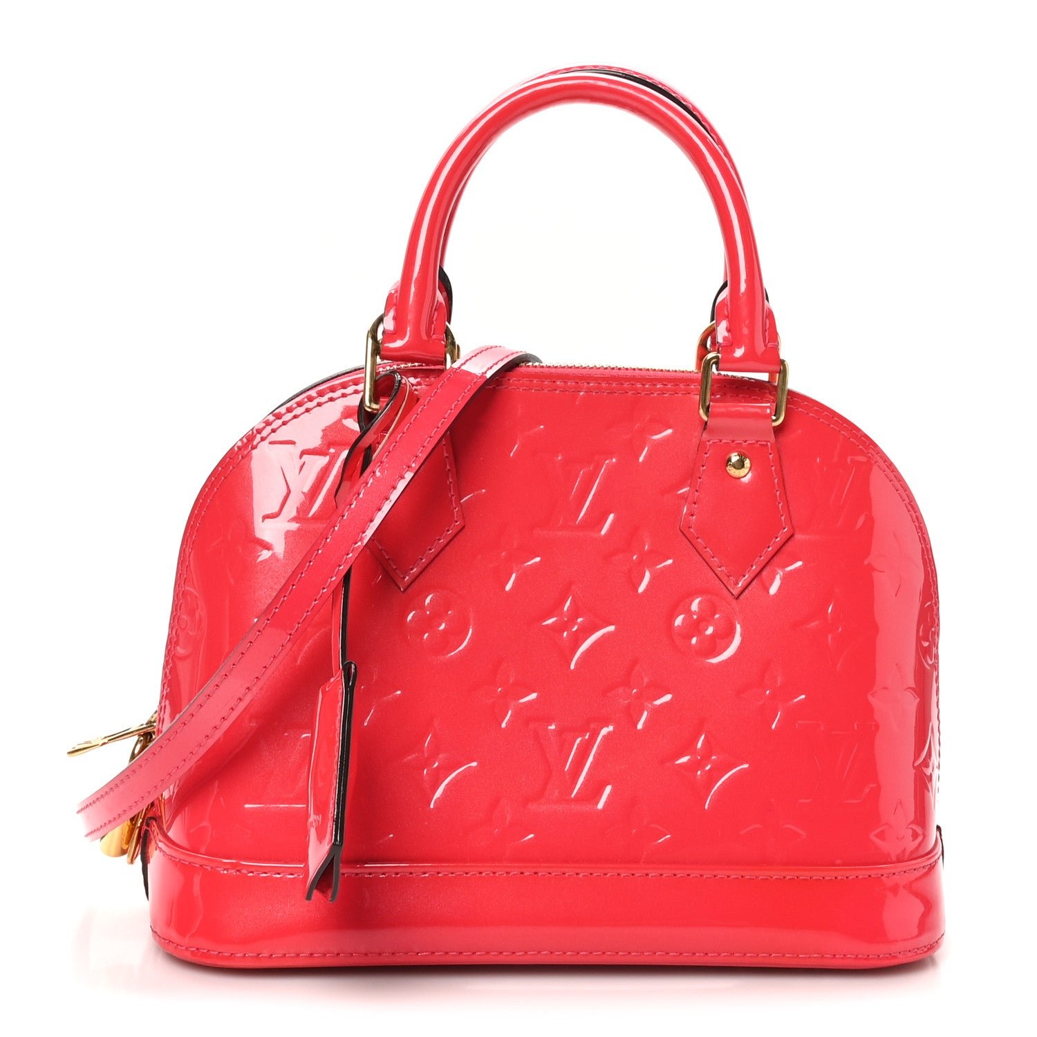 Louis Vuitton Vernis Alma BB Hot Pink
