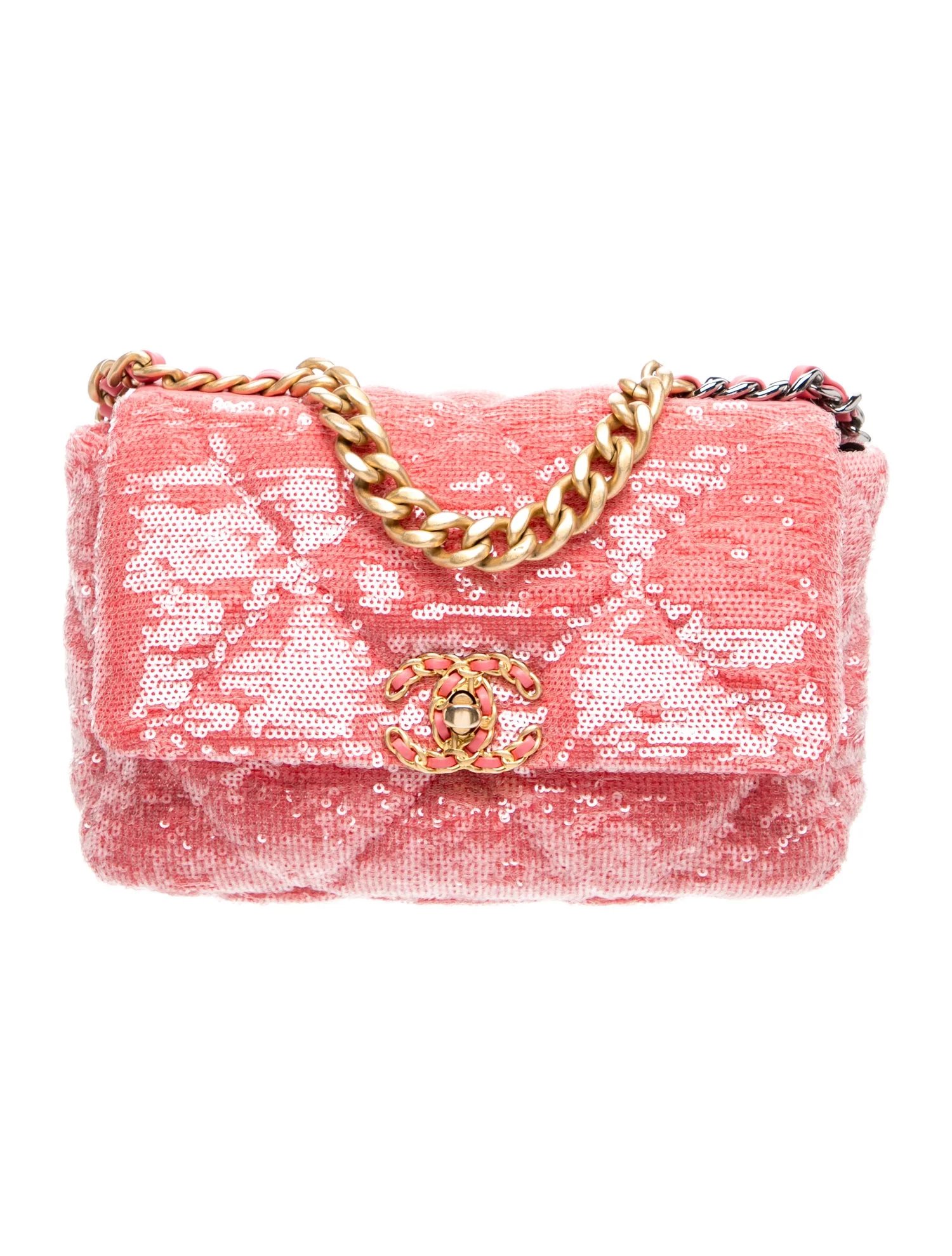 Medium Sequin 19 Flap Bag