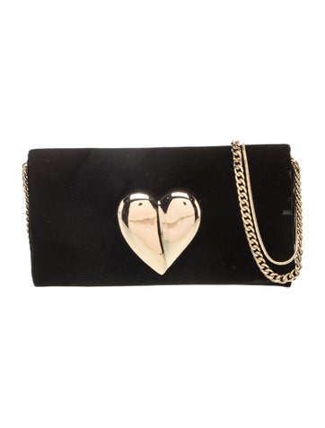 Carolina Herrera Velvet Crossbody Bag
