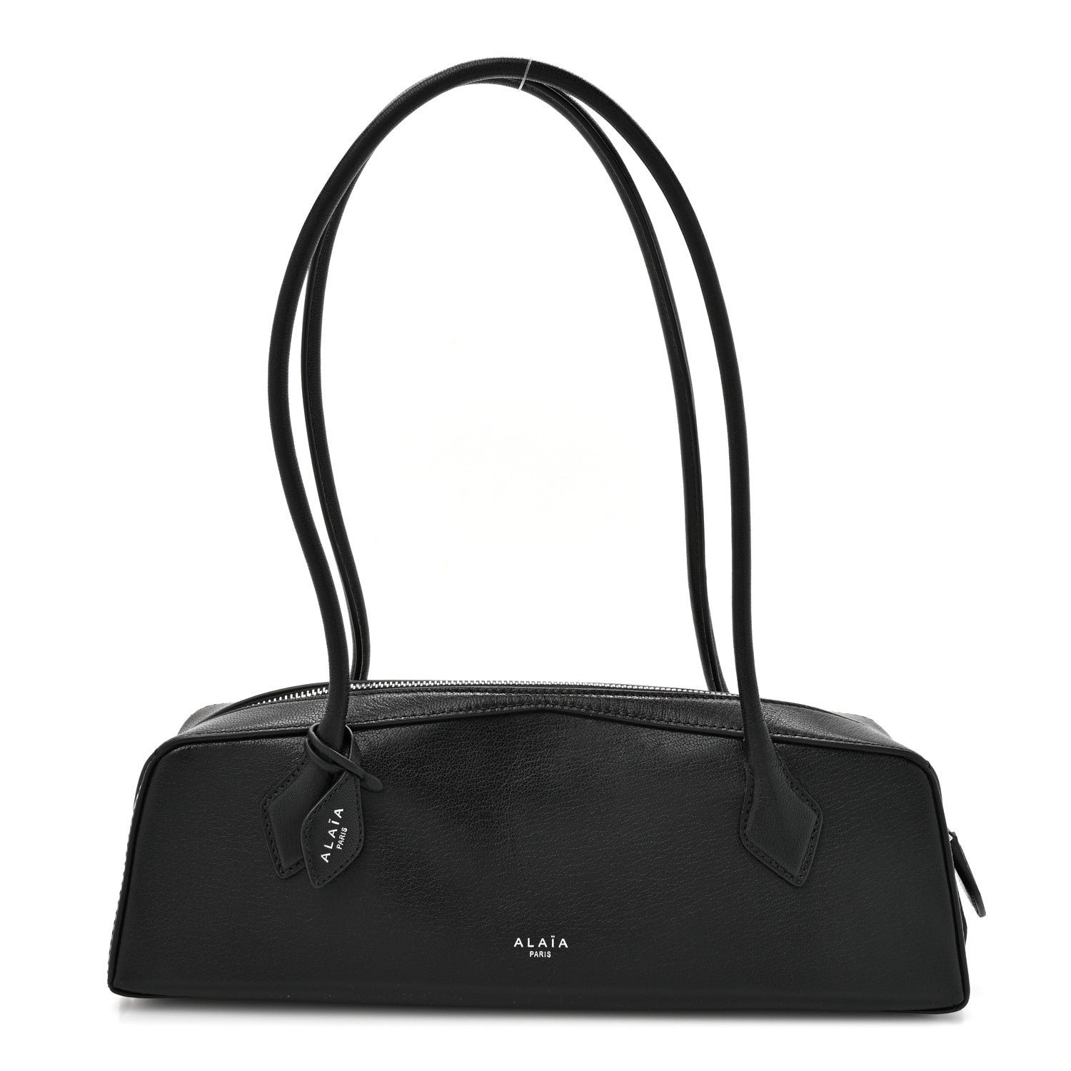 Alaia Goatskin Medium Le Teckel Bag Black