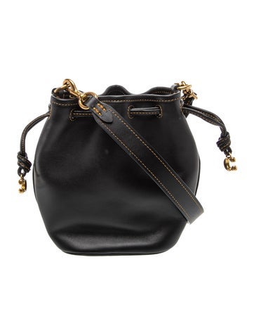 Leather Bucket Bag w/ Tags
