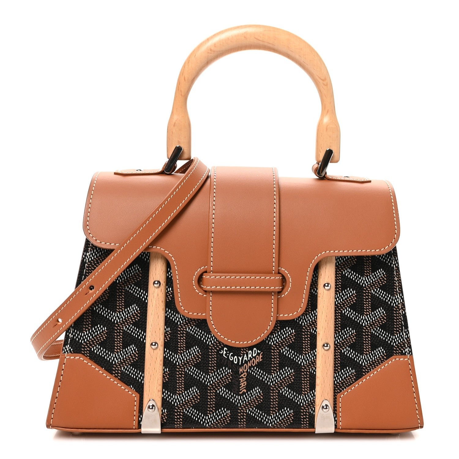 Goyard Goyardine Structure Mini Saigon Black Gold