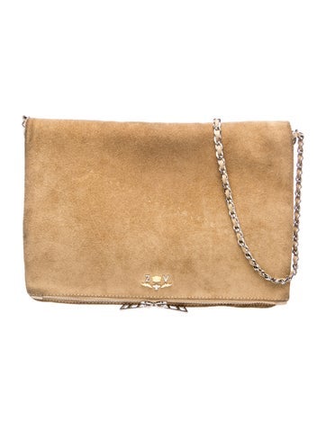 Suede Clutch