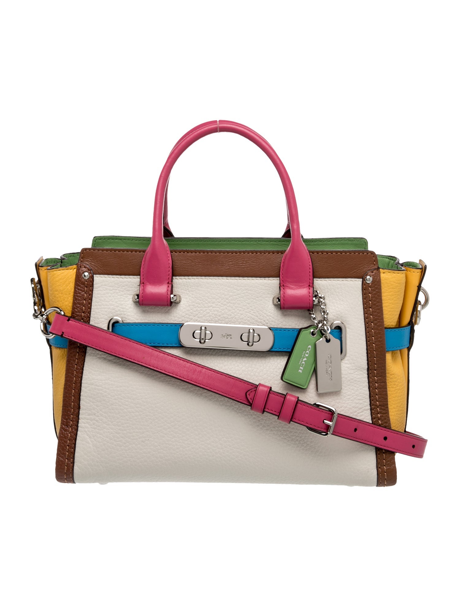 Leather Top Handle Bag