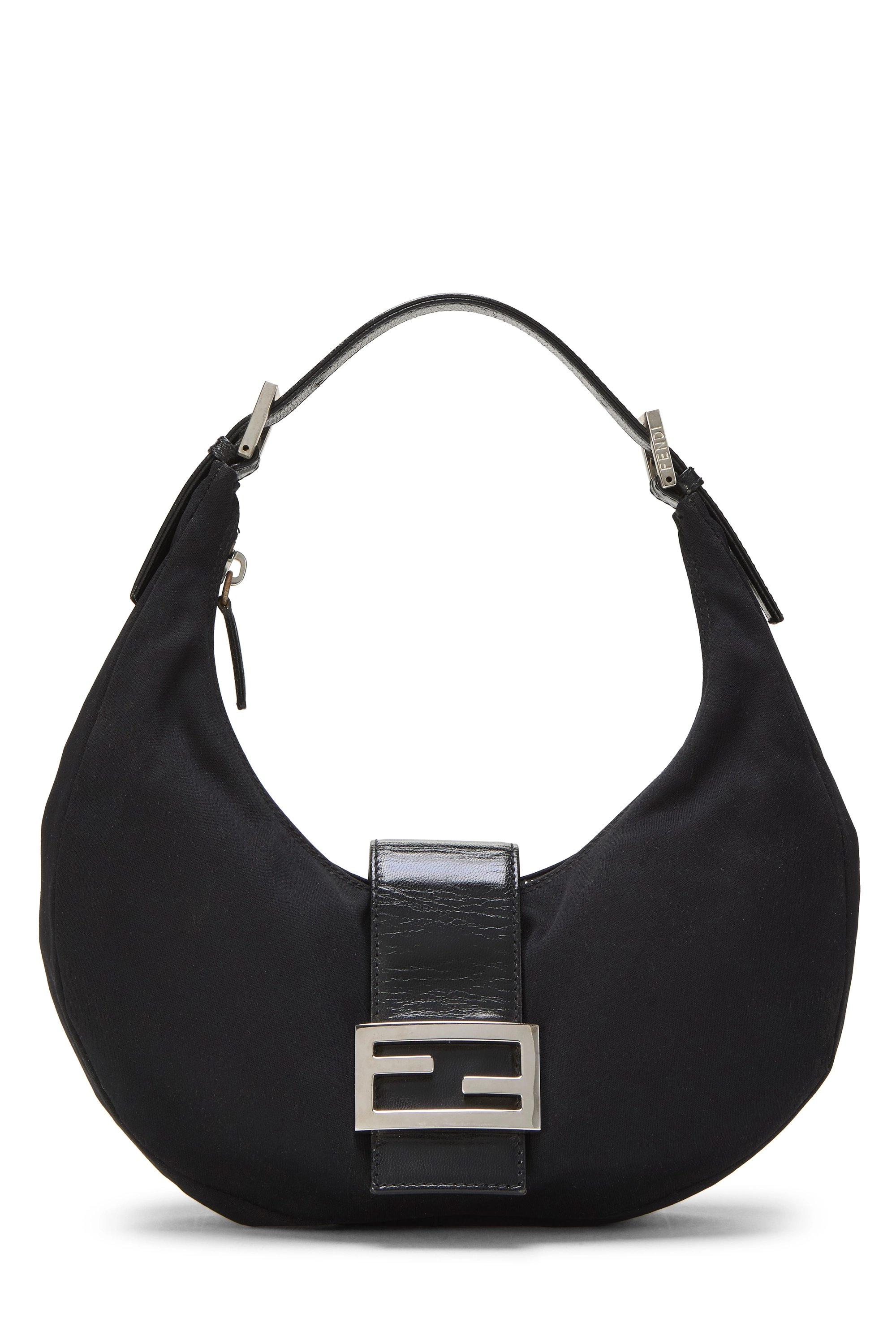 Black Jersey Crescent Moon Hobo Small