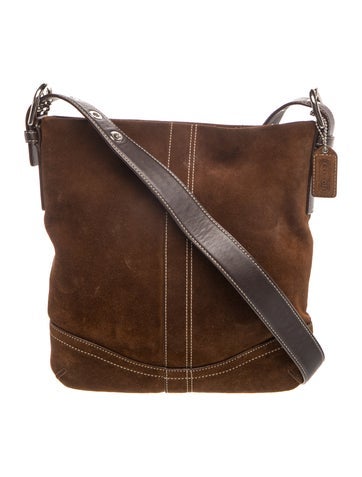 Suede Crossbody Bag