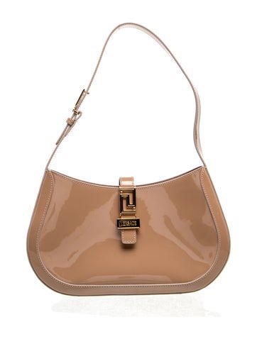 Versace Patent Leather Shoulder Bag