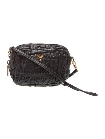 Nappa Gaufre Leather Crossbody Bag