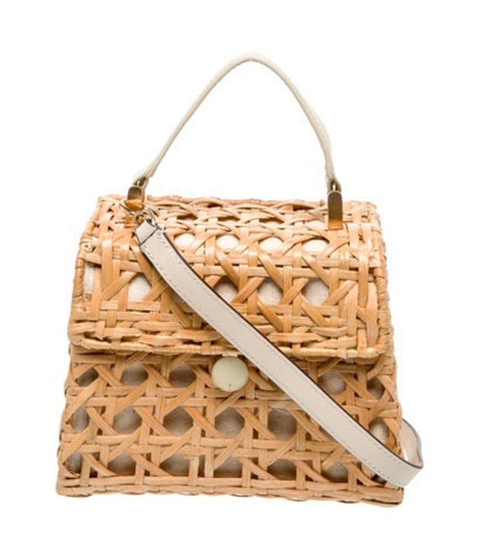 Cult Gaia Gaia Wicker Shoulder Bag