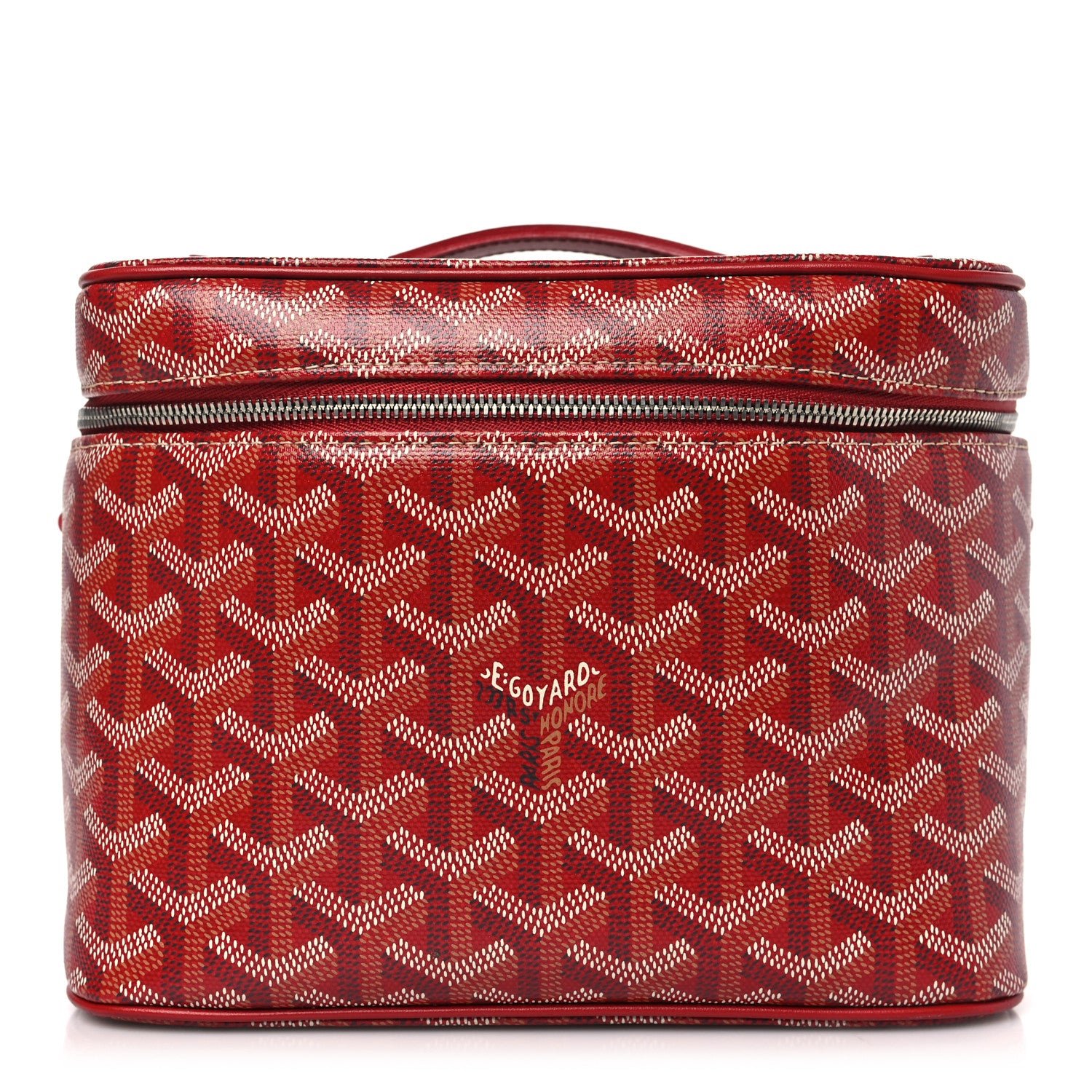 Goyard Goyardine Muse Vanity Case Red