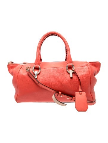 Leather Top Handle Bag